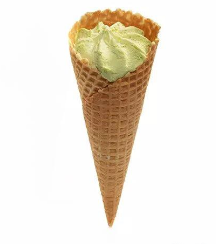 Мороженое «Сахарный Рожок» пломбир фисташковый в вафельном рожке, 110 г