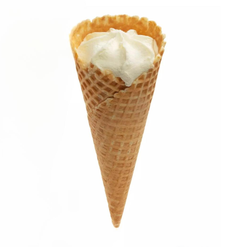 Мороженое «Сахарный Рожок» пломбир ванильный в вафельном рожке, 110 г