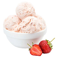 Пломбир ванильный с клубникой, 1 кг