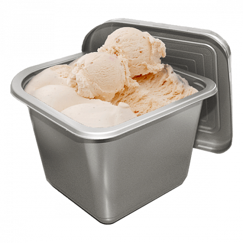 Пломбир ванильный с клубникой, 1 кг