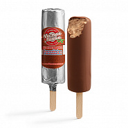 Мороженое «Российское» пломбир шоколадный в шоколадной глазури эскимо, 80 г