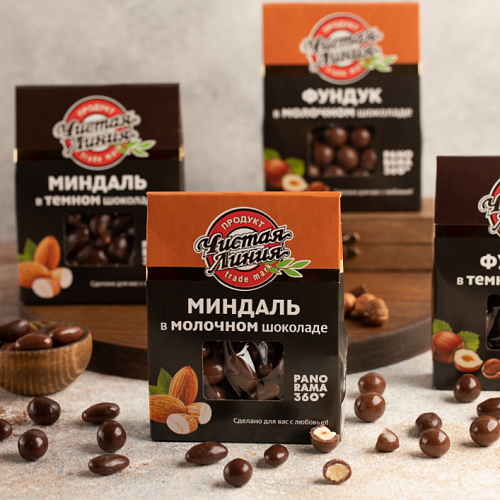 Миндаль в молочном шоколаде, 100 г