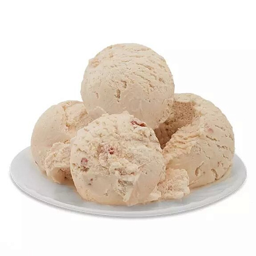 Пломбир ванильный с клубникой, 1 кг