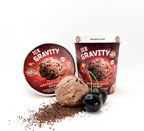 Пломбир Ice Gravity «Шварцвальдская вишня», 270 г