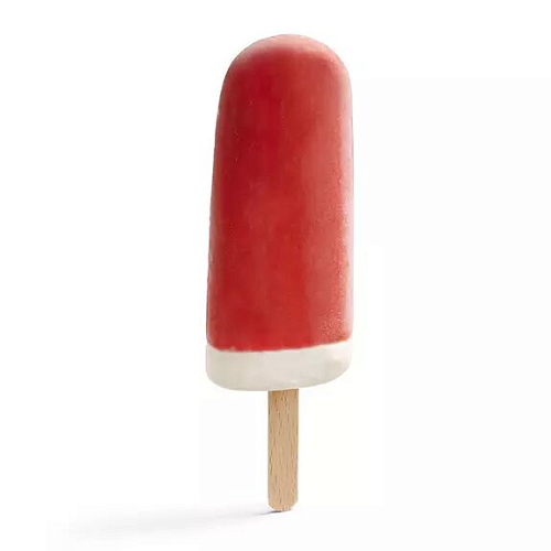 Мороженое пломбир ванильный в клубничной глазури эскимо, 70 г