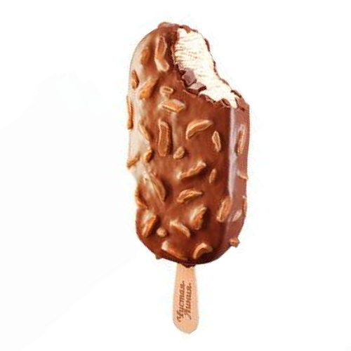 Мороженое пломбир ванильный в шоколадной глазури с миндалем эскимо, 80 г