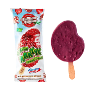 Пломбир в глазури с взрывной карамелью «Гранатовый кактус», 80 г