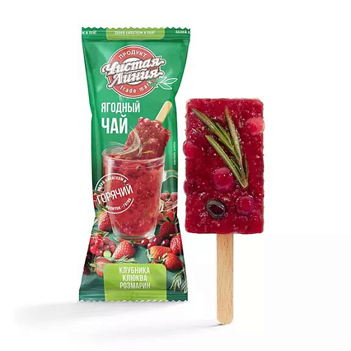 Ягодный чай «Клубника с клюквой и розмарином», 50г