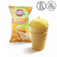 Десерт без сахарозы на кокосовой основе с пюре манго, семенами чиа и пищевыми волокнами в вафельном стаканчике, 80 г