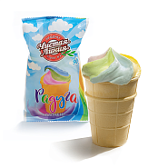 Пломбир «Радуга» в вафельном стаканчике, 90г