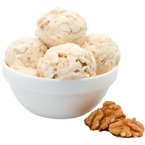 Мороженое пломбир ванильный «Кленовый» с грецким орехом, 1 кг
