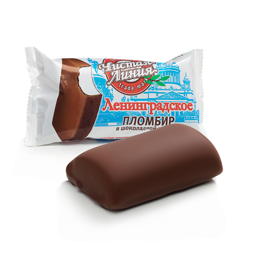 Ленинградское пломбир ванильный в шокол.глазури 80гр
