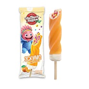 Мороженое пломбир «Спиролло» с рисовыми шариками в апельсиновой глазури, 70 г